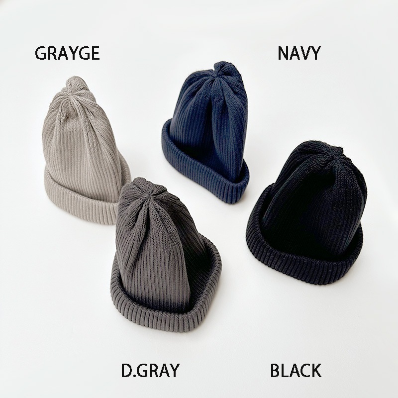 ROTOTO COTTON ROLL UP BEANIE