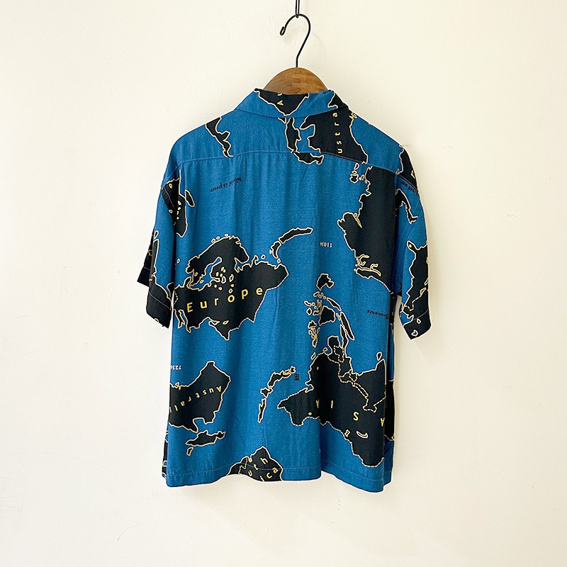 ティグルブロカンテ アーミーマップレーヨン ベニスビーチS/S シャツ unisex