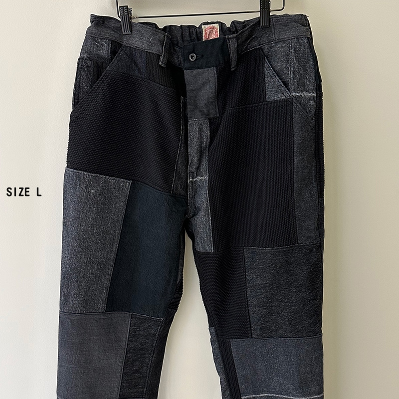 FUNSET OF ART ファンセットオブアート　パッチワークカルサン5Pパンツ