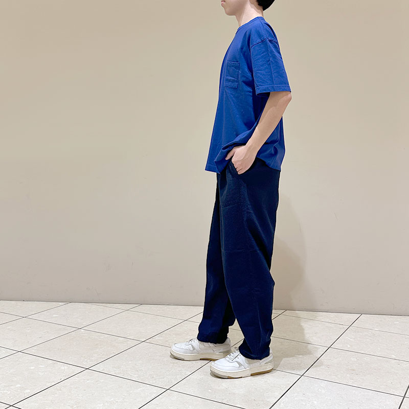 ティグルブロカンテ インディゴドビー タゴサクロングパンツ unisex Indigo