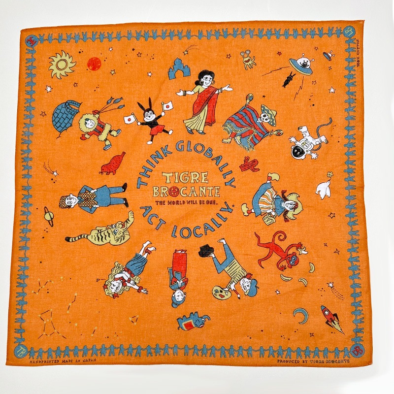 ティグルブロカンテ ワールドガーゼ バンダナ