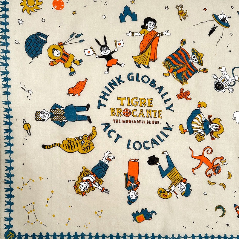 ティグルブロカンテ ワールドガーゼ バンダナ