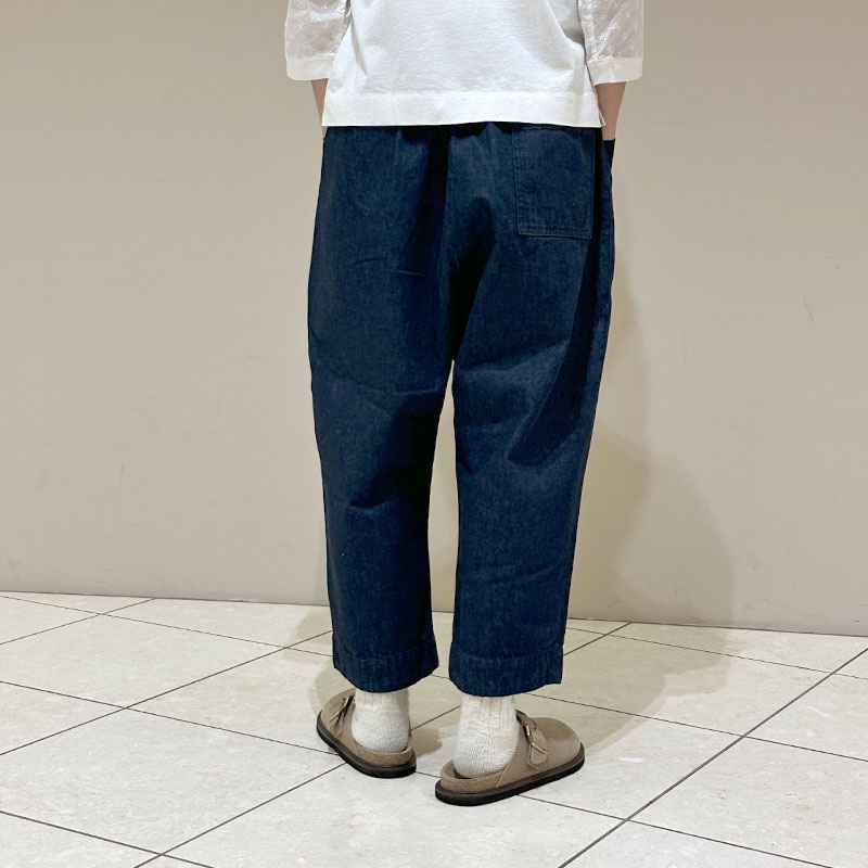 ティグルブロカンテ 10ozデニム ミャオ9分丈パンツ Indigo