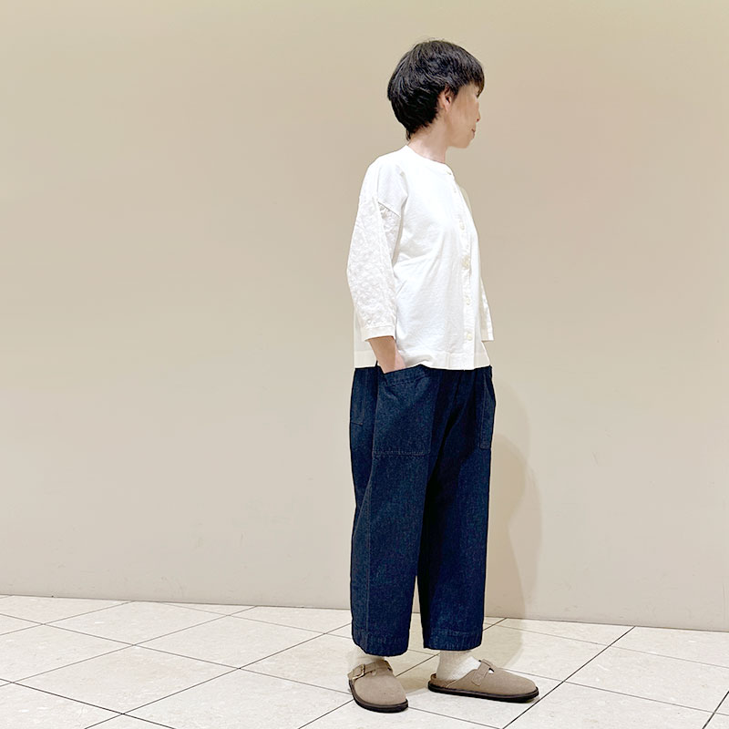 ティグルブロカンテ 10ozデニム ミャオ9分丈パンツ Indigo