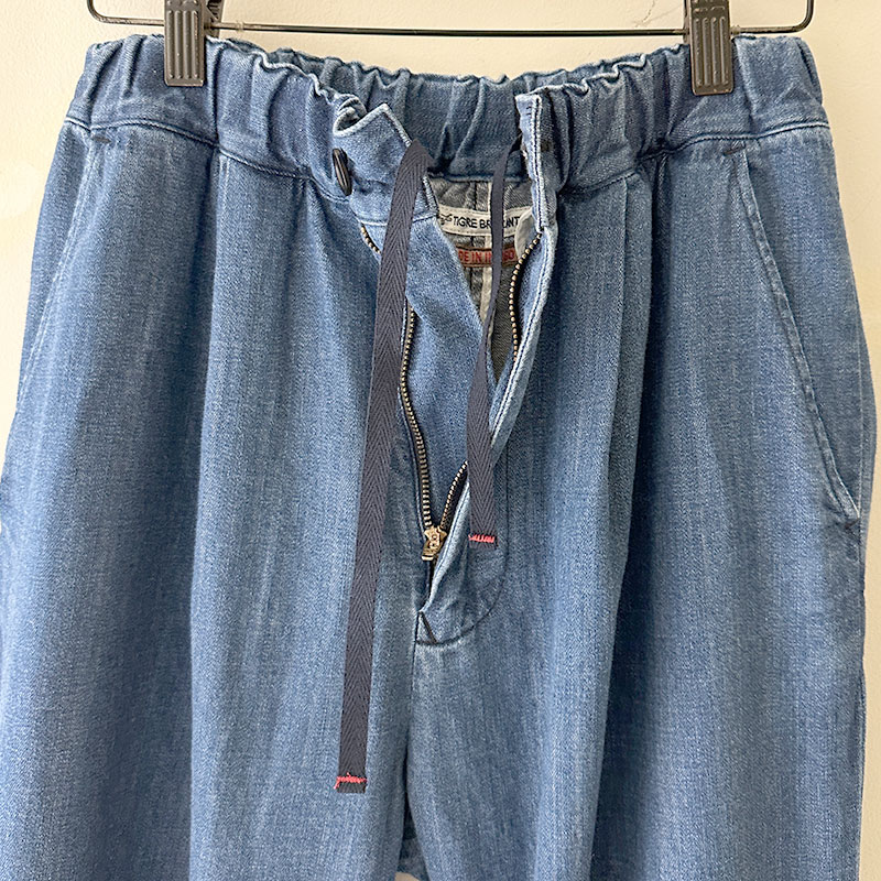 ティグルブロカンテ 7オンスデニム サムライパンツ unisex Fade