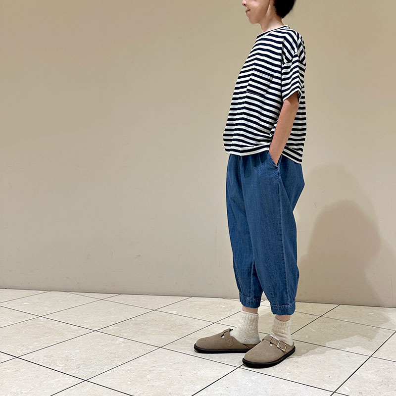 ティグルブロカンテ 7オンスデニム サムライパンツ unisex Fade