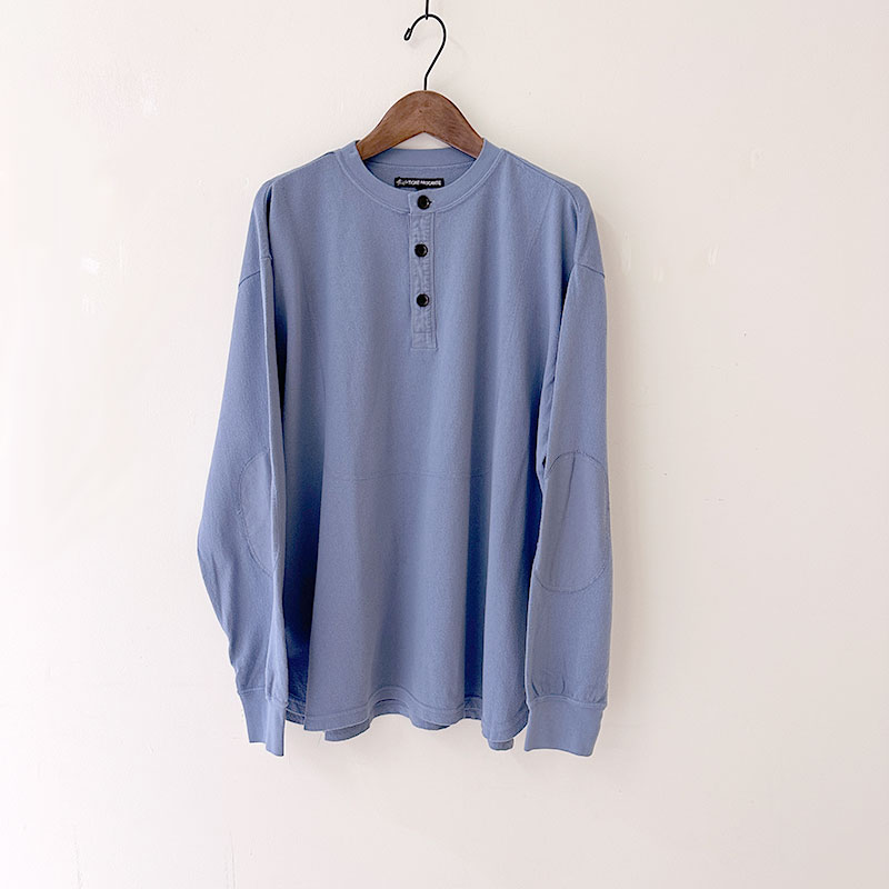 ティグルブロカンテ 梨地天竺 3シームヘンリーネックL/ST unisex