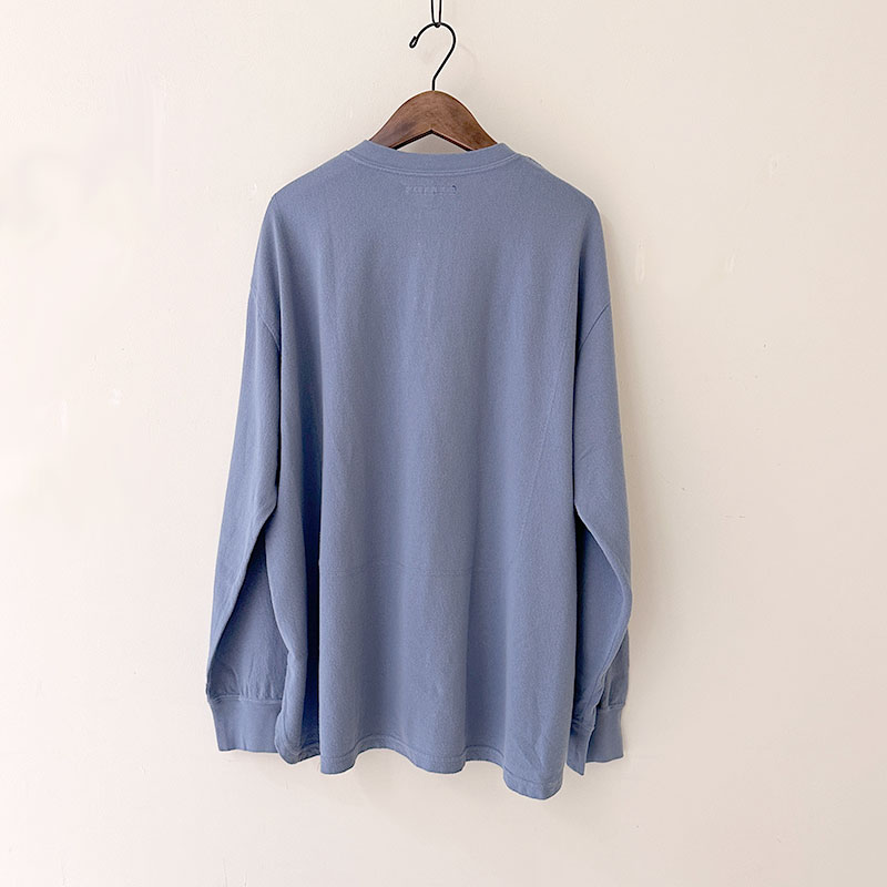 ティグルブロカンテ 梨地天竺 3シームヘンリーネックL/ST unisex