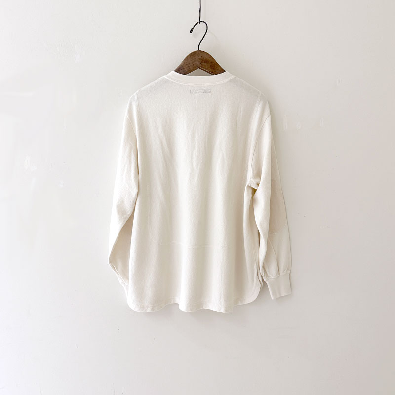 ティグルブロカンテ 梨地天竺 3シームヘンリーネックL/ST unisex