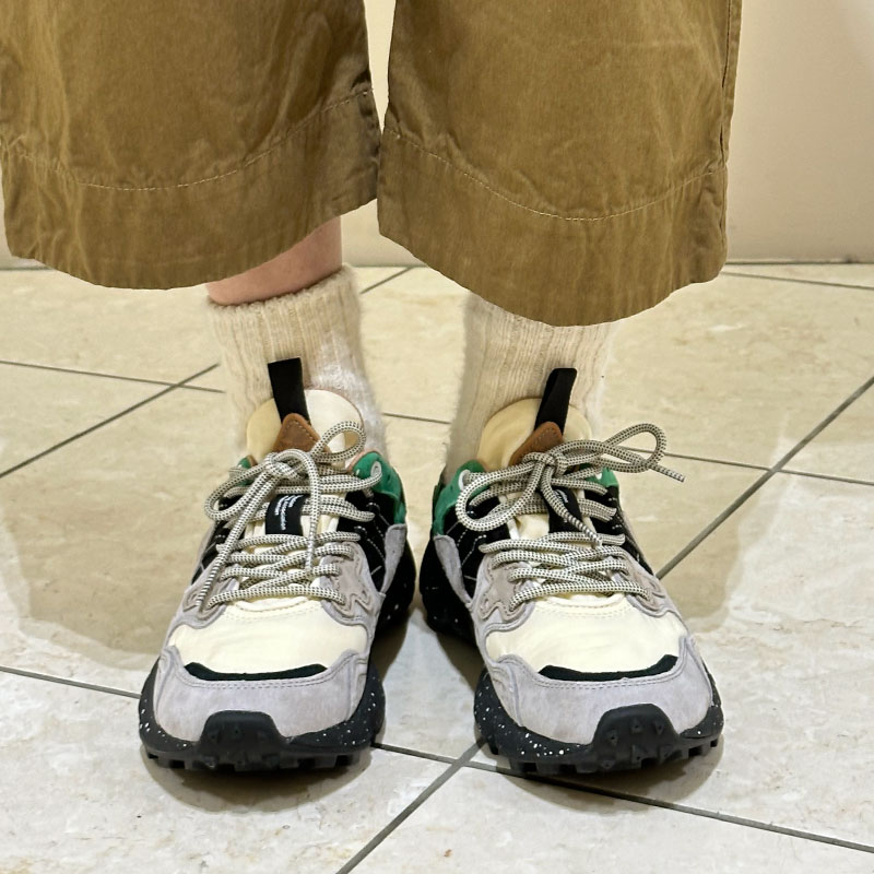 Flower MOUNTAIN フラワーマウンテン YAMANO3 FM63093 Beige/Green