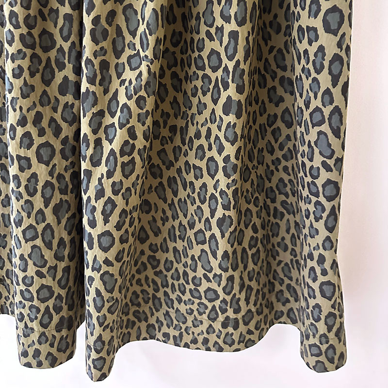 ティグルブロカンテ C/N レオパード ポケットフィセルロングスカート　