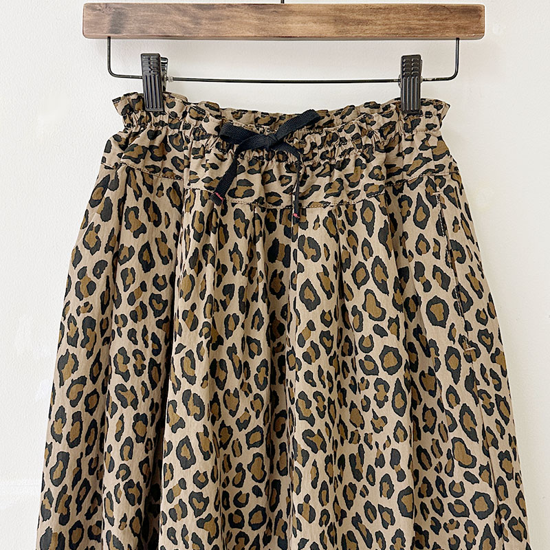 ティグルブロカンテ C/N レオパード ポケットフィセルロングスカート　