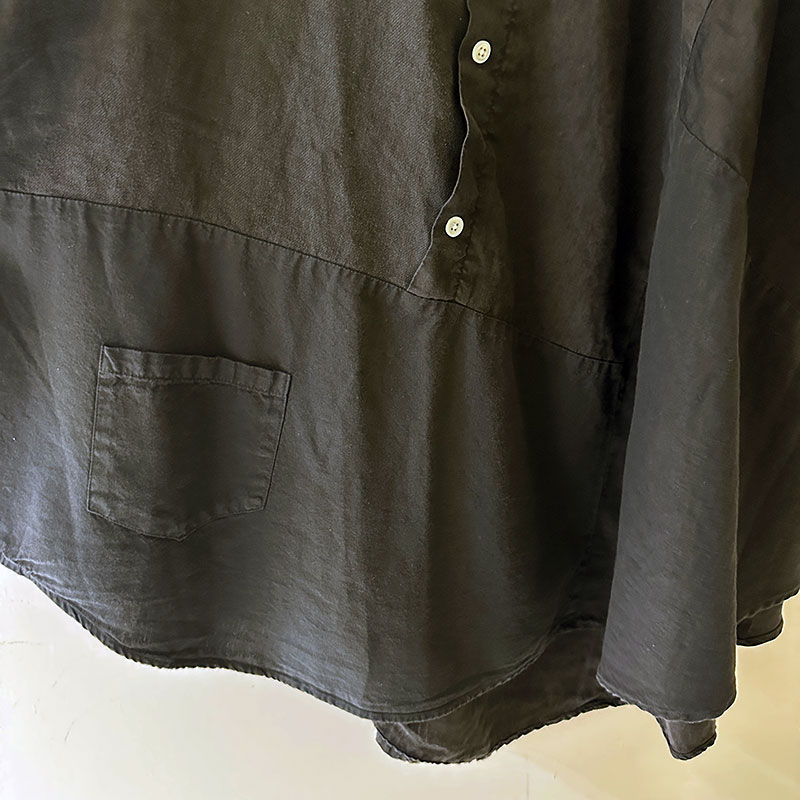 ティグルブロカンテ ミックスソリッド シャツ　S/S