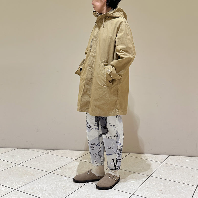 ティグルブロカンテ ジンバブエ モッズハーフコート unisex