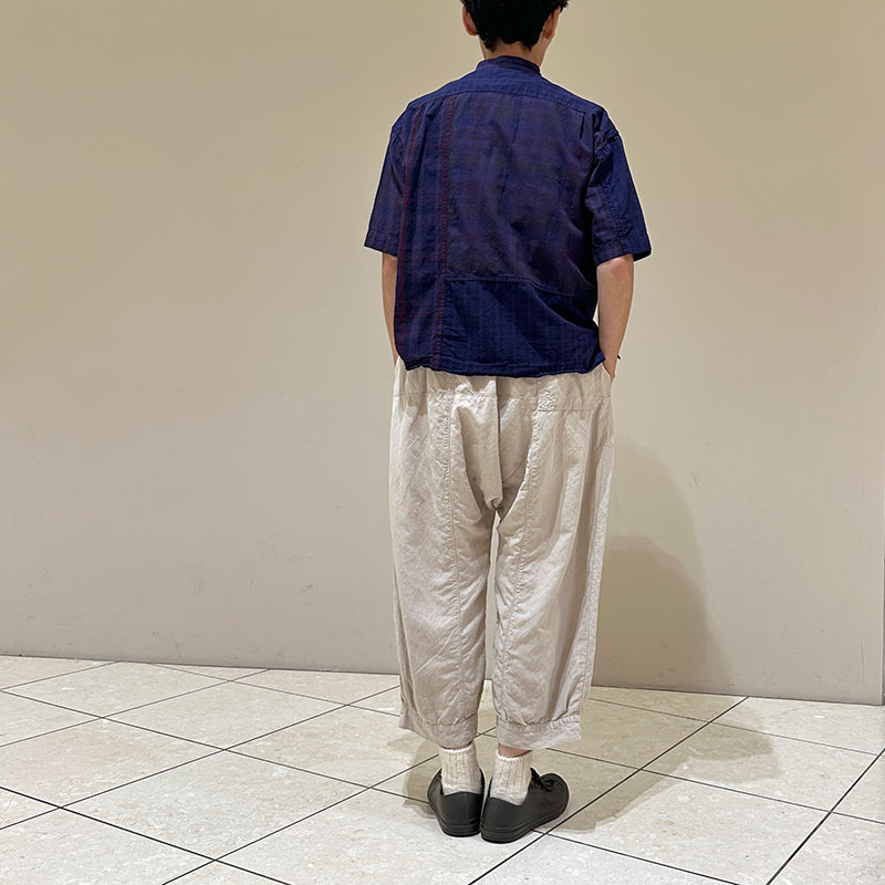 ティグルブロカンテ 高密度シルクリネン ムエタイ8分丈パンツ