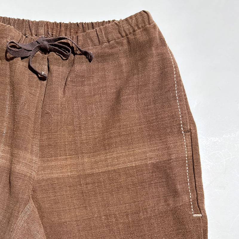 ティグルブロカンテ マグアHandwoven Cotton タゴサクパンツ unisex Brown