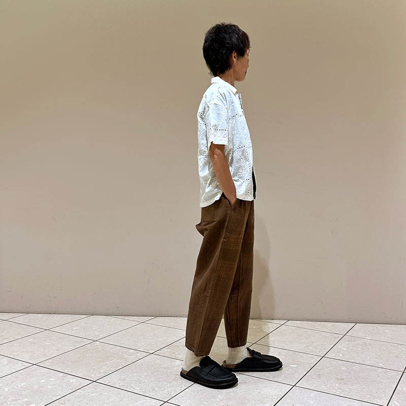 ティグルブロカンテ マグアHandwoven Cotton タゴサクパンツ unisex Brown