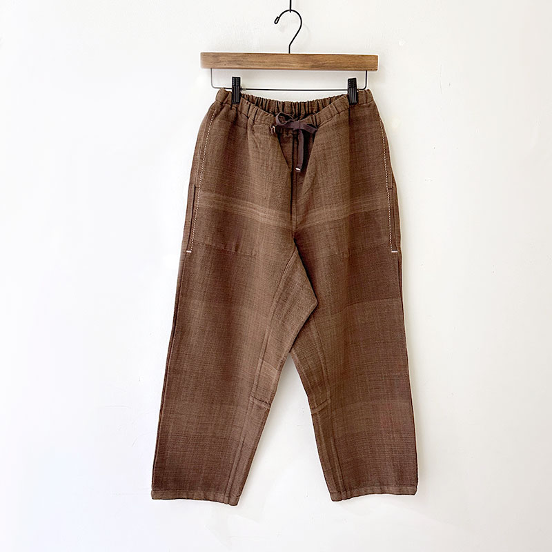 ティグルブロカンテ マグアHandwoven Cotton タゴサクパンツ unisex Brown