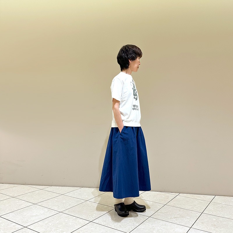 適切な価格 ティグルブロカンテ コットンリネンタイプライター フレア スカート