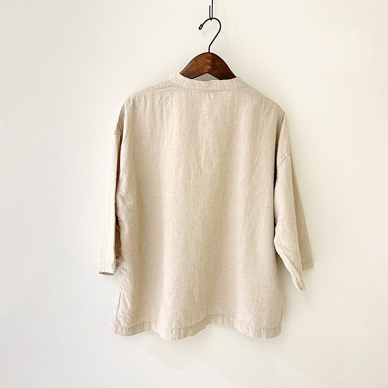 ティグルブロカンテ ハーフリネン ヤッコシャツ unisex