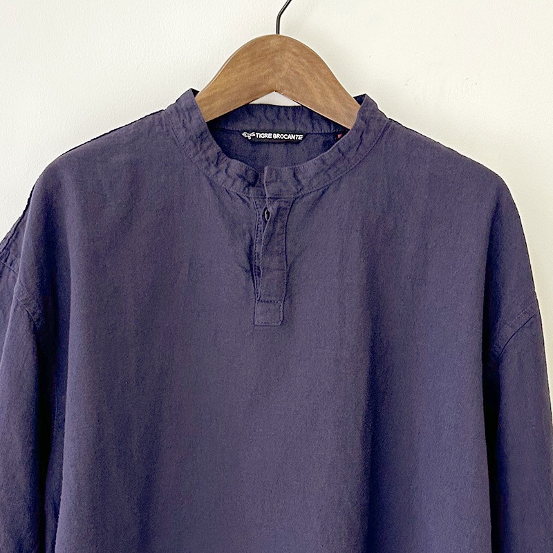 ティグルブロカンテ ハーフリネン ヤッコシャツ unisex