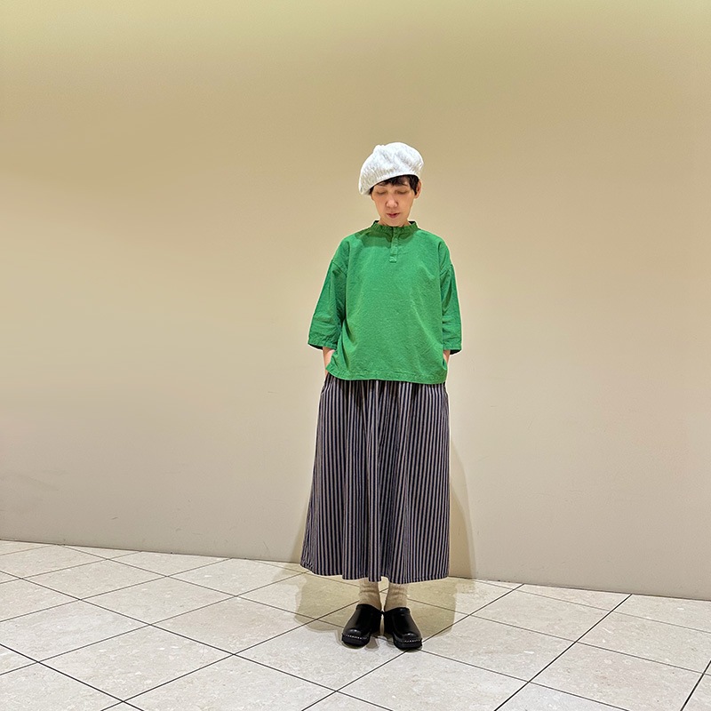 ティグルブロカンテ ハーフリネン ヤッコシャツ unisex