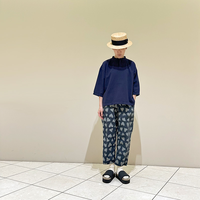 ティグルブロカンテ ハーフリネン ヤッコシャツ unisex