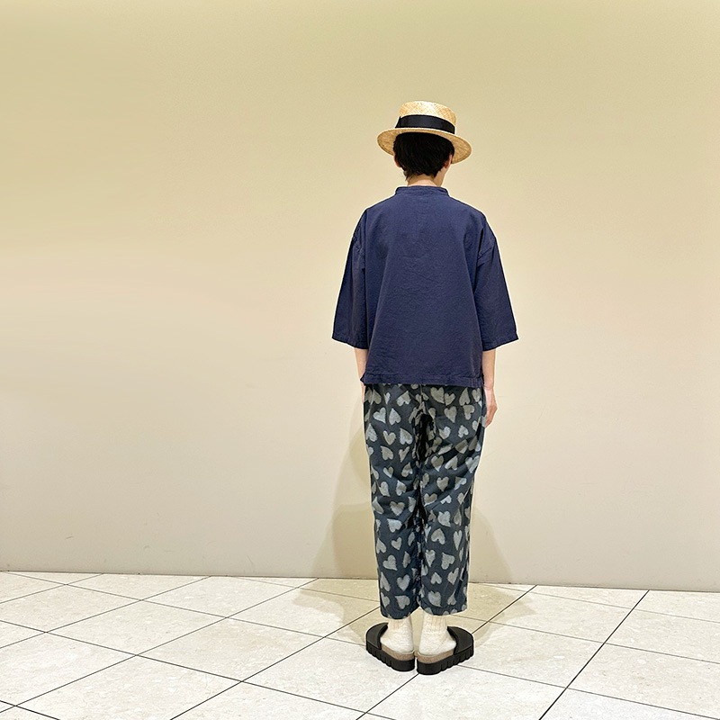 ティグルブロカンテ ハーフリネン ヤッコシャツ unisex