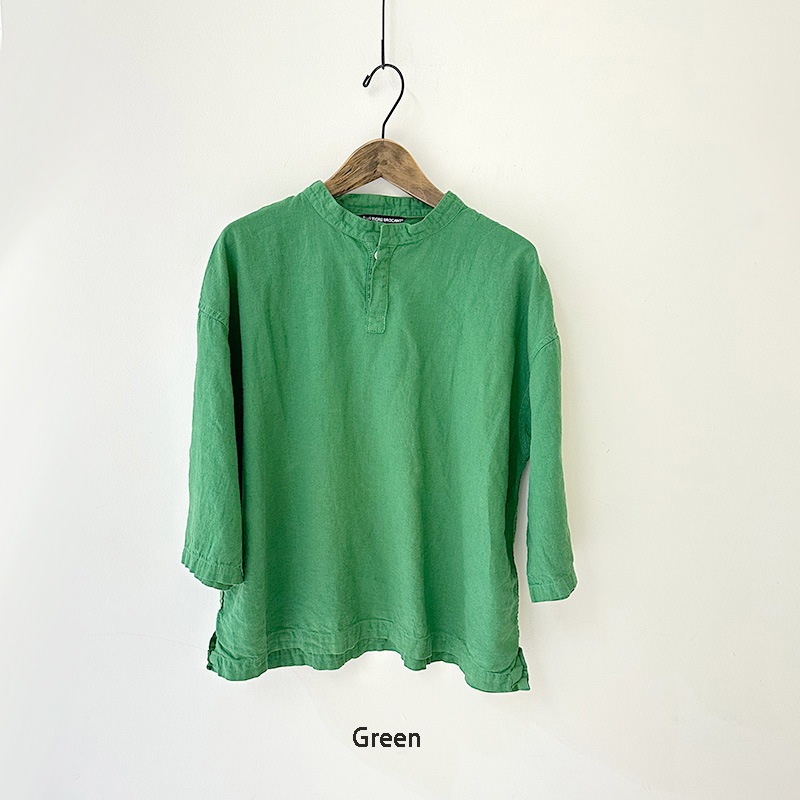 ティグルブロカンテ ハーフリネン ヤッコシャツ unisex