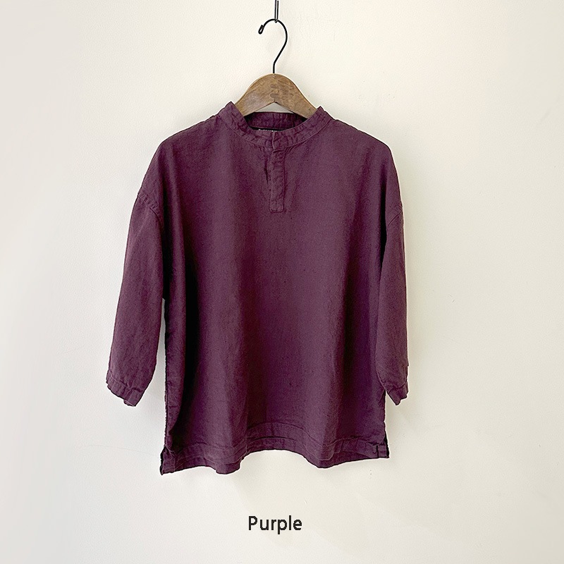 ティグルブロカンテ ハーフリネン ヤッコシャツ unisex