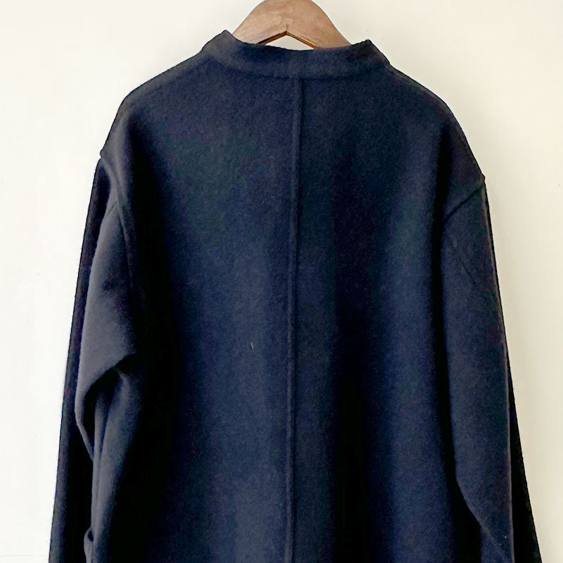 ティグルブロカンテ カルゼヘリンボン スタンドカバーオール unisex Night Navy