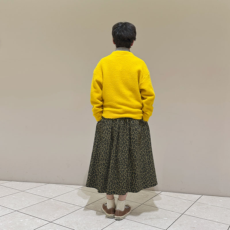 ティグルブロカンテ ウールパイル ガウンカーディガン Beige