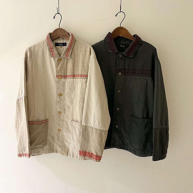 ティグルブロカンテ Re.EUROリネンシーツMIX レギュラーカバーオール unisex