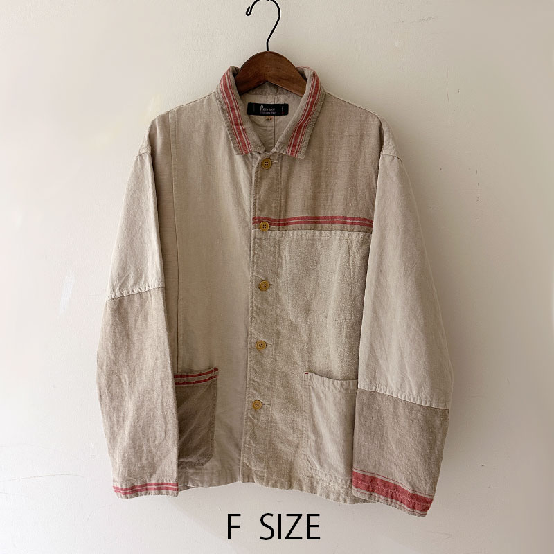 ティグルブロカンテ Re.EUROリネンシーツMIX レギュラーカバーオール unisex