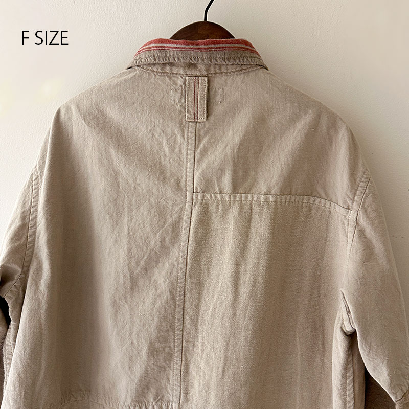 ティグルブロカンテ Re.EUROリネンシーツMIX レギュラーカバーオール unisex