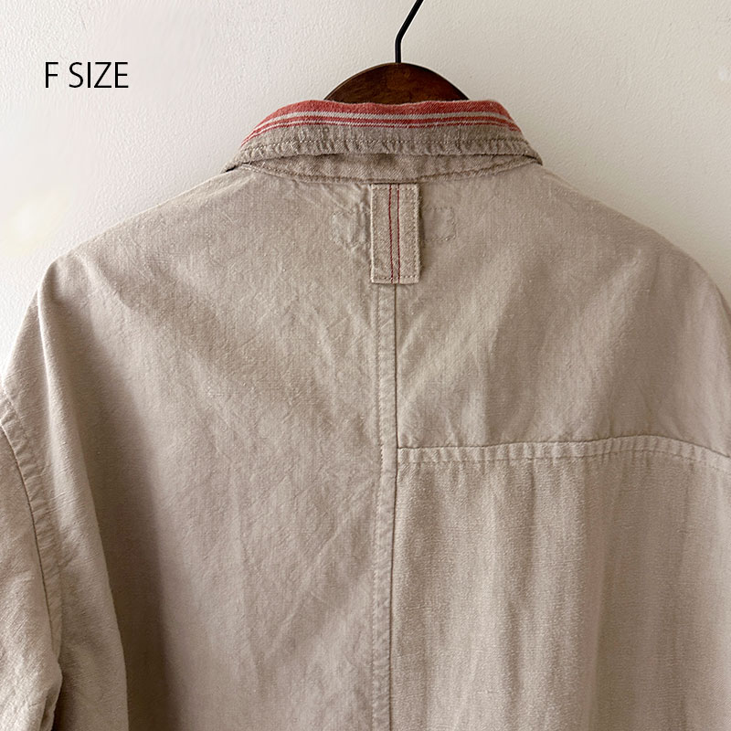 ティグルブロカンテ Re.EUROリネンシーツMIX レギュラーカバーオール unisex