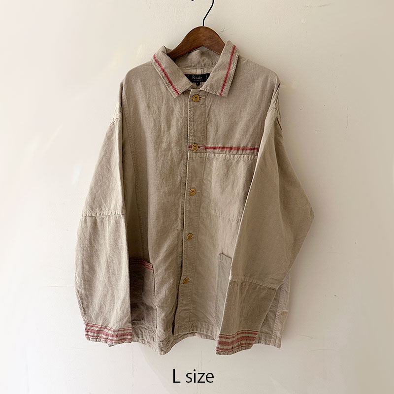 ティグルブロカンテ Re.EUROリネンシーツMIX レギュラーカバーオール unisex