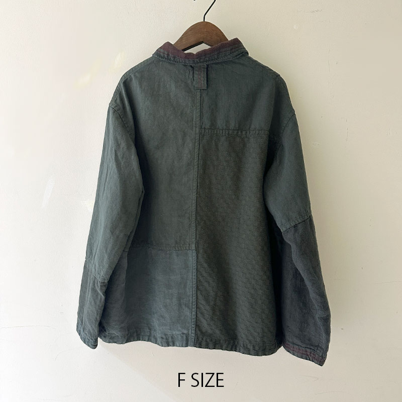 ティグルブロカンテ Re.EUROリネンシーツMIX レギュラーカバーオール unisex