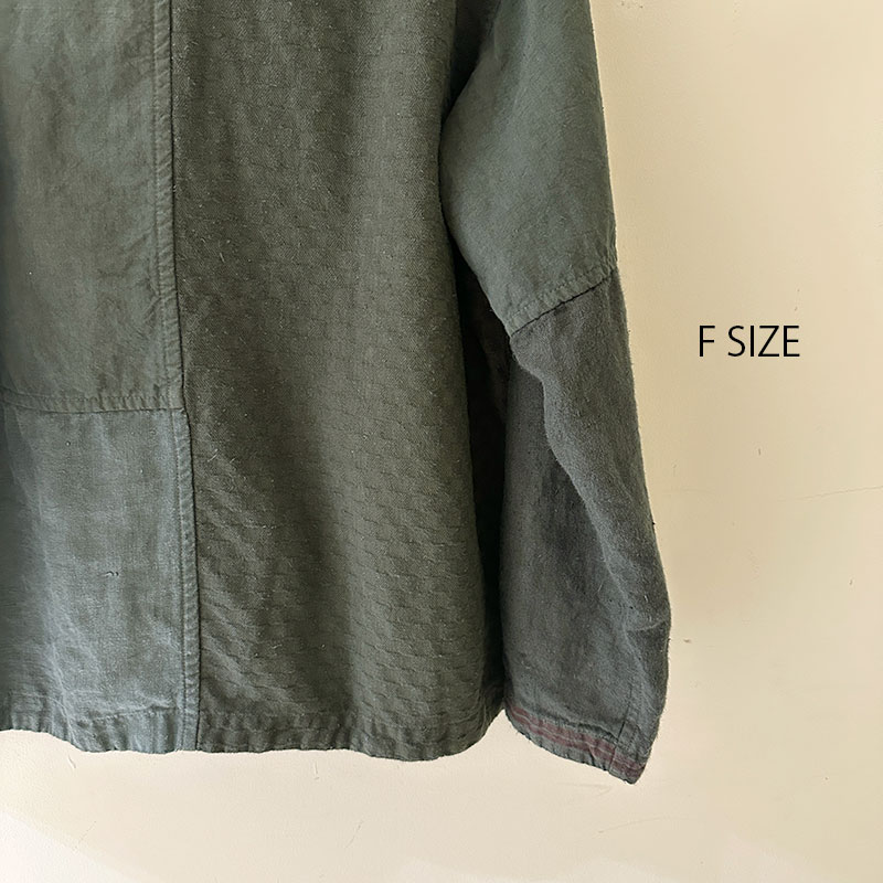 ティグルブロカンテ Re.EUROリネンシーツMIX レギュラーカバーオール unisex