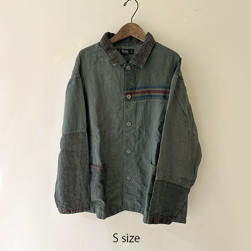 ティグルブロカンテ Re.EUROリネンシーツMIX レギュラーカバーオール unisex
