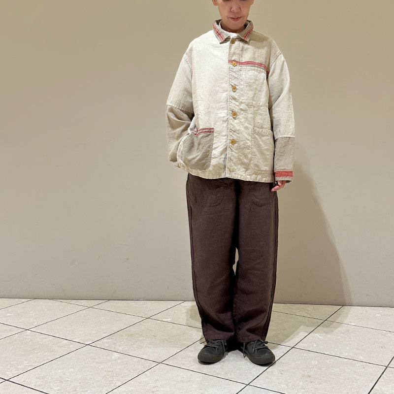ティグルブロカンテ Re.EUROリネンシーツMIX レギュラーカバーオール unisex