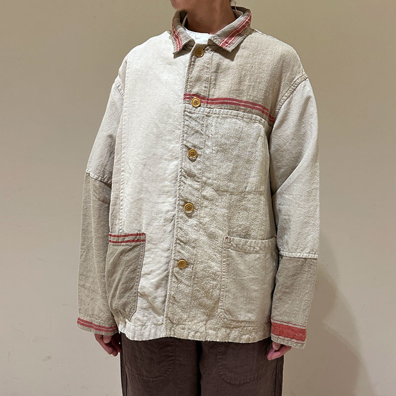 ティグルブロカンテ Re.EUROリネンシーツMIX レギュラーカバーオール unisex