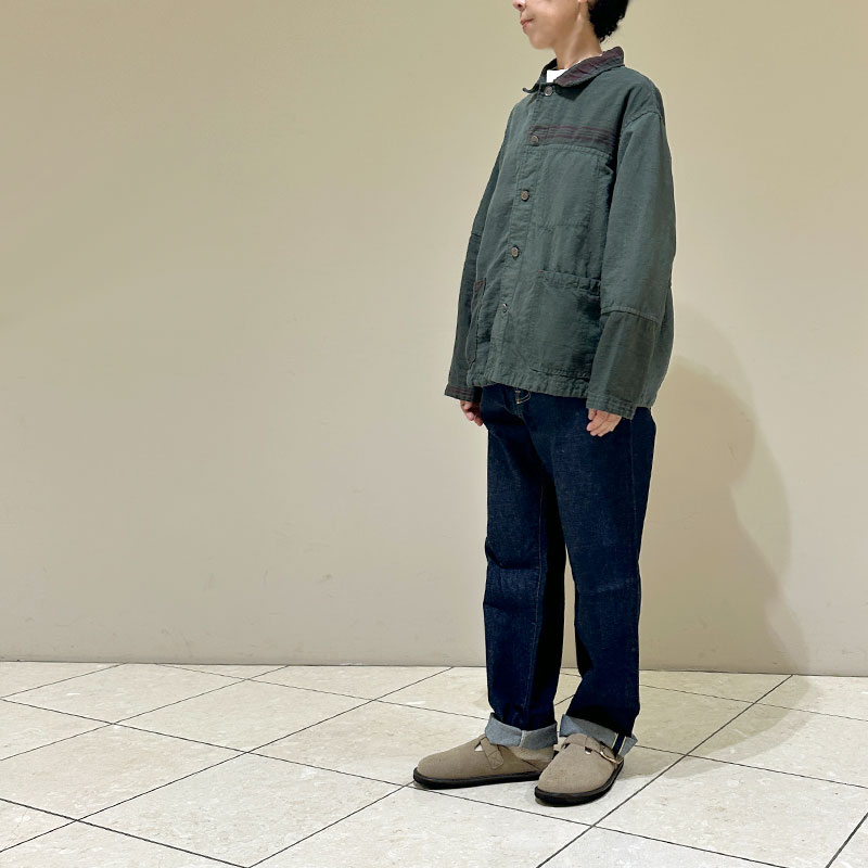 ティグルブロカンテ Re.EUROリネンシーツMIX レギュラーカバーオール unisex