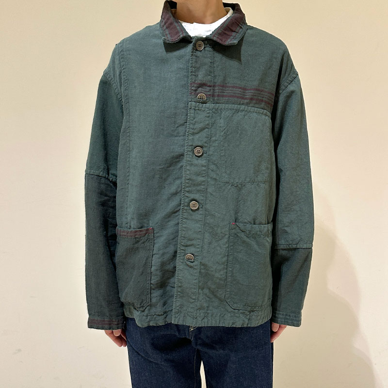 ティグルブロカンテ Re.EUROリネンシーツMIX レギュラーカバーオール unisex