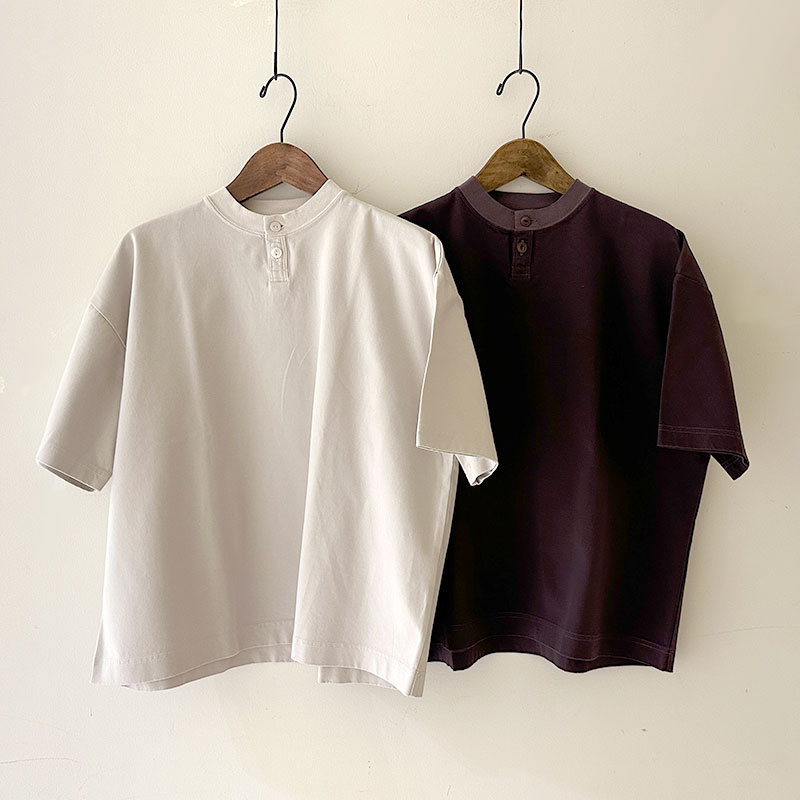 ティグルブロカンテ 80高密度天竺 ヘンリーベニスS/ST unisex
