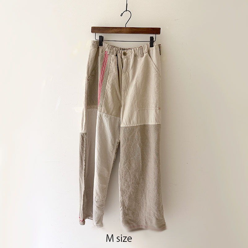 ティグルブロカンテ Re.EUROリネンシーツMIX サルクパンツ unisex