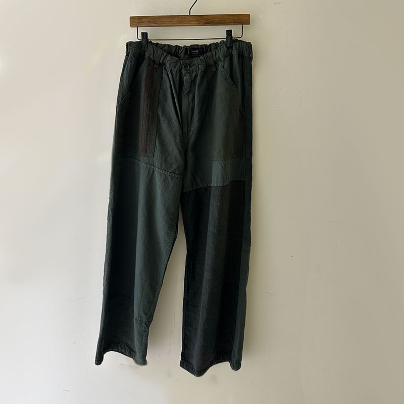 ティグルブロカンテ Re.EUROリネンシーツMIX サルクパンツ unisex