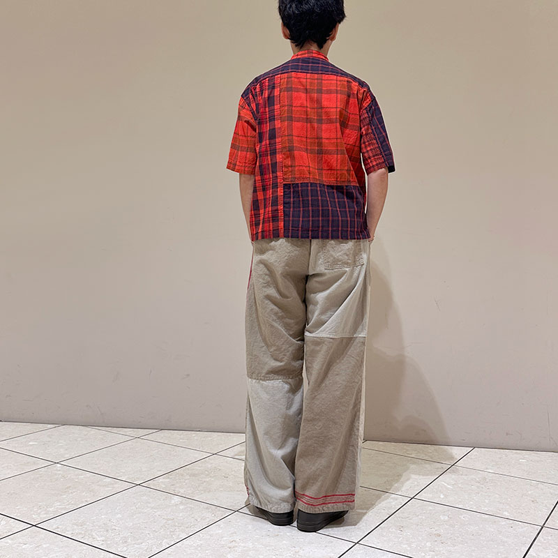 ティグルブロカンテ Re.EUROリネンシーツMIX サルクパンツ unisex