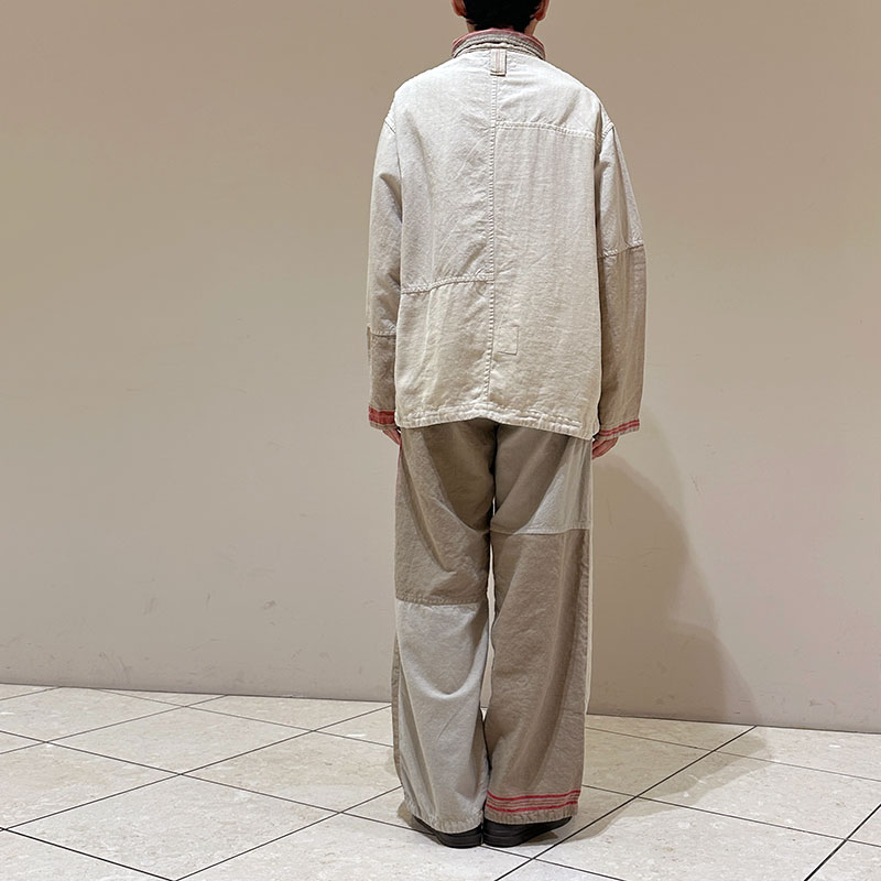 ティグルブロカンテ Re.EUROリネンシーツMIX サルクパンツ unisex
