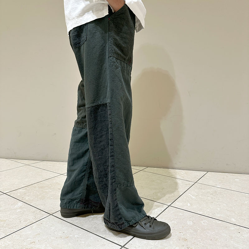 ティグルブロカンテ Re.EUROリネンシーツMIX サルクパンツ unisex